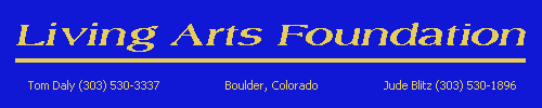 Living Arts Foundation banner